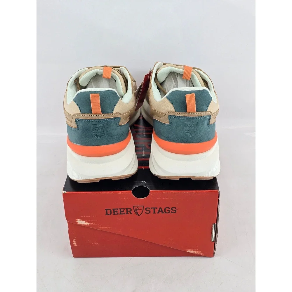Deer Stags Gravity Sneakers Mens 13 Wide Taupe Comfort Walking Shoes - New